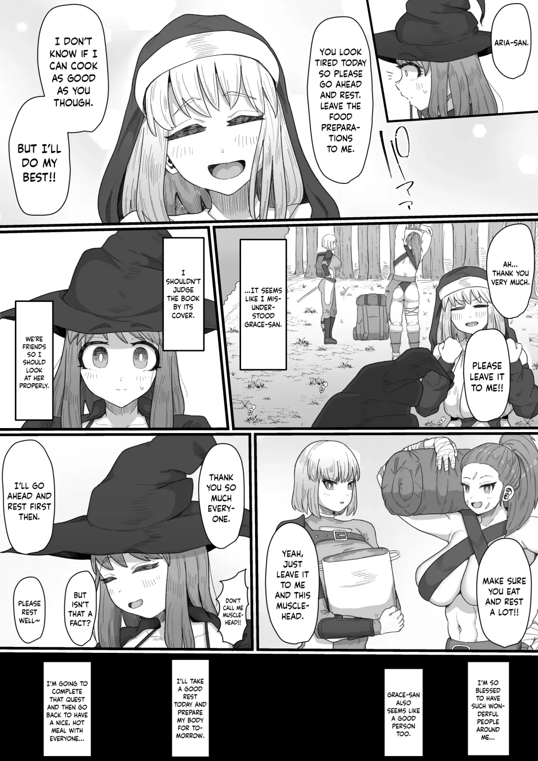 [Shrimp Cake] Onna Boukensha x Futanari, Nani mo Okoranai Hazu ga Naku... Fhentai - Page 6