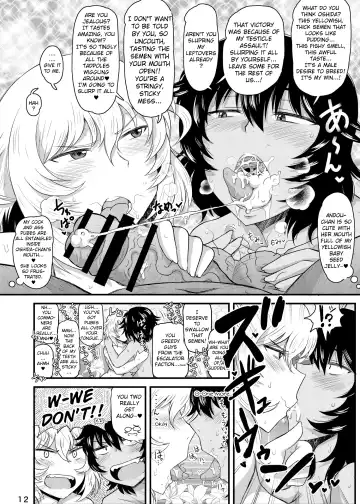 [Deep Valley] Girls & Semen 4 ~Oshida to Andou no Enkou Enshuu! | Girls und Semen 4 ~Oshida's and Andou's Compensated Dating Exercise! ~ Fhentai - Page 13