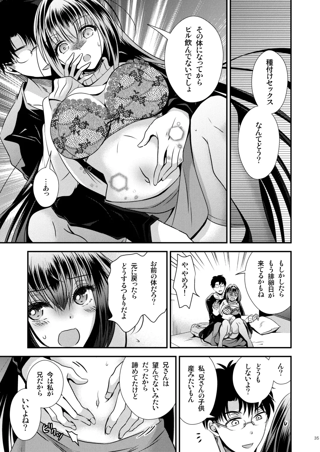 [Matsuzono] 性欲処理に使っていた妹と入れ替わった兄 Fhentai - Page 35
