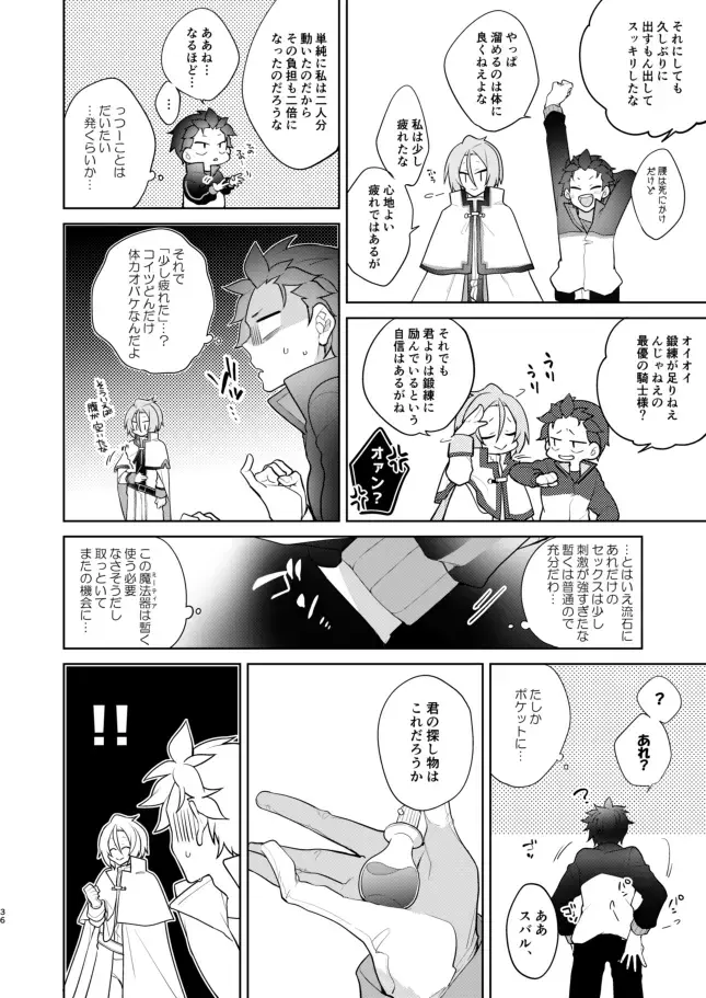 [Koukakurui (Amaru Bnosuke) PLAY THE FIELD  (Re:Zero kara Hajimeru Isekai Seikatsu)  [Digital] Fhentai.net - Page 35