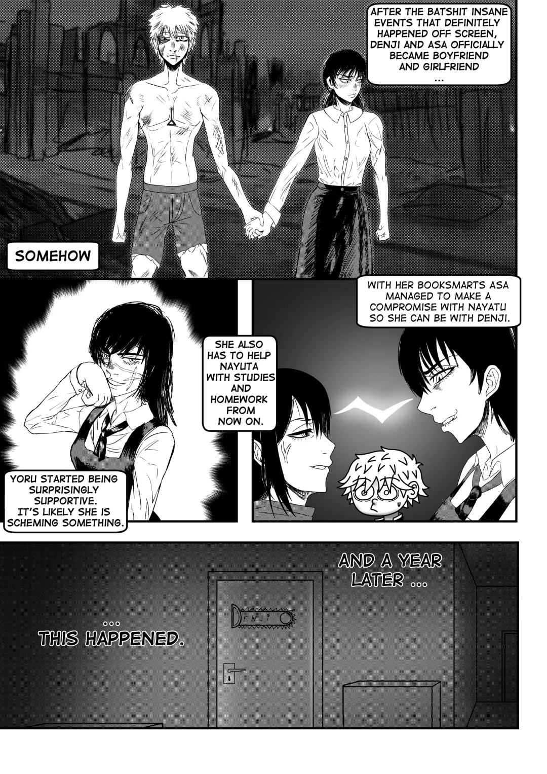 Chainsaw Mating | Chēnsō no kangō Fhentai - Page 3