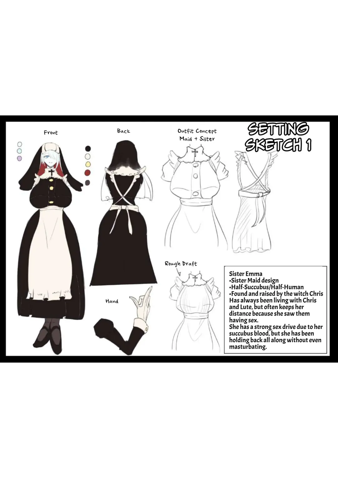 [Enryu] Boku no Sister Maid Shitei ga Succubus ni natte Hatsujou Shichatta!? | My Nunmaid Became A Succubus In Heat!? ~The Sexy Struggles Of Christine The Witch!!~ Fhentai - Page 24