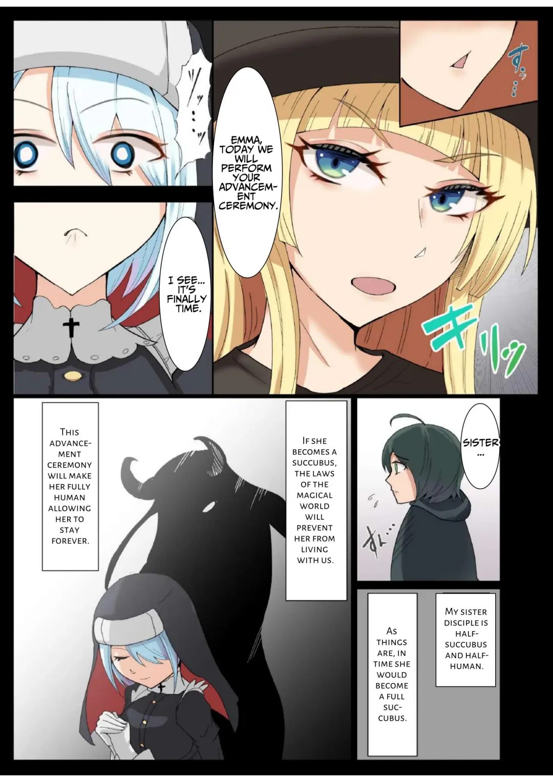 [Enryu] Boku no Sister Maid Shitei ga Succubus ni natte Hatsujou Shichatta!? | My Nunmaid Became A Succubus In Heat!? ~The Sexy Struggles Of Christine The Witch!!~ Fhentai - Page 5