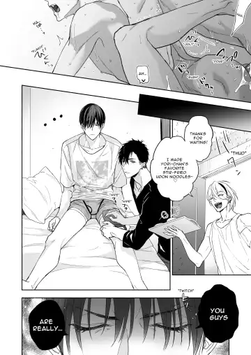 [Nabara Shouko] Tachi to Neko Docchi ga Ii no? ~Tsuyudaku Ecchi na Mitsudomoe~ | Top or Bottom? ~Sweaty 3-Way Sex~ Fhentai - Page 48