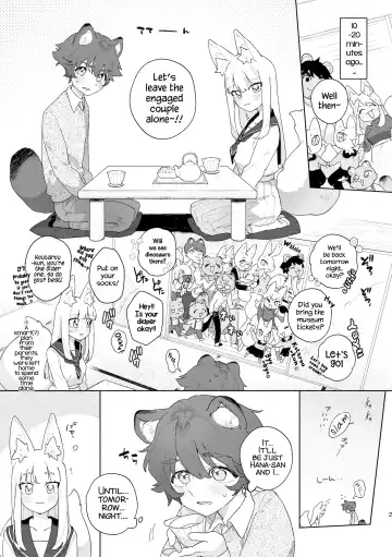 [Usachanget] Otoko ga Uke - Kitsune-chan X Tanuki-kun | ♂ ga uke. Kitsune-chan × tanuki-kun Fhentai - Page 3