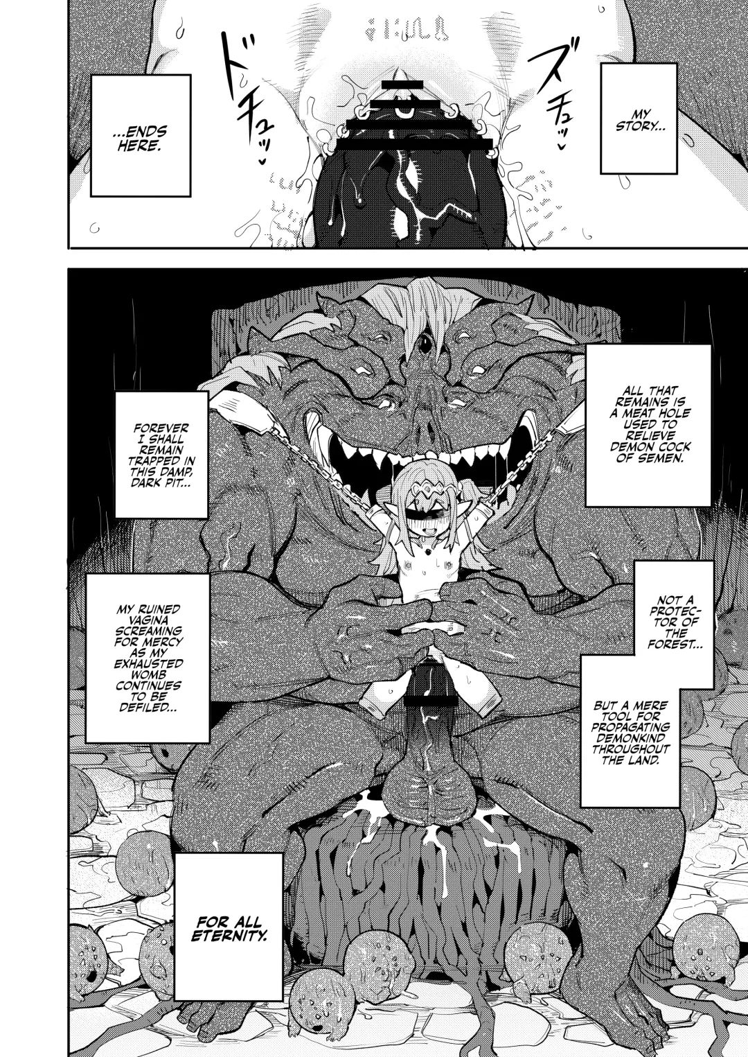 [Henrybird - Yanagihara Mitsuki] Seirei Rougoku Nyehiru ~Choukyou Zumi no Osanai Shikyuu ni Kizamareru Koufuku Bunsho~ | Enslaved Nymph Nyehil - The Tale of a Broken Sow Whose Immature Womb Was Trained To Submit Fhentai - Page 30