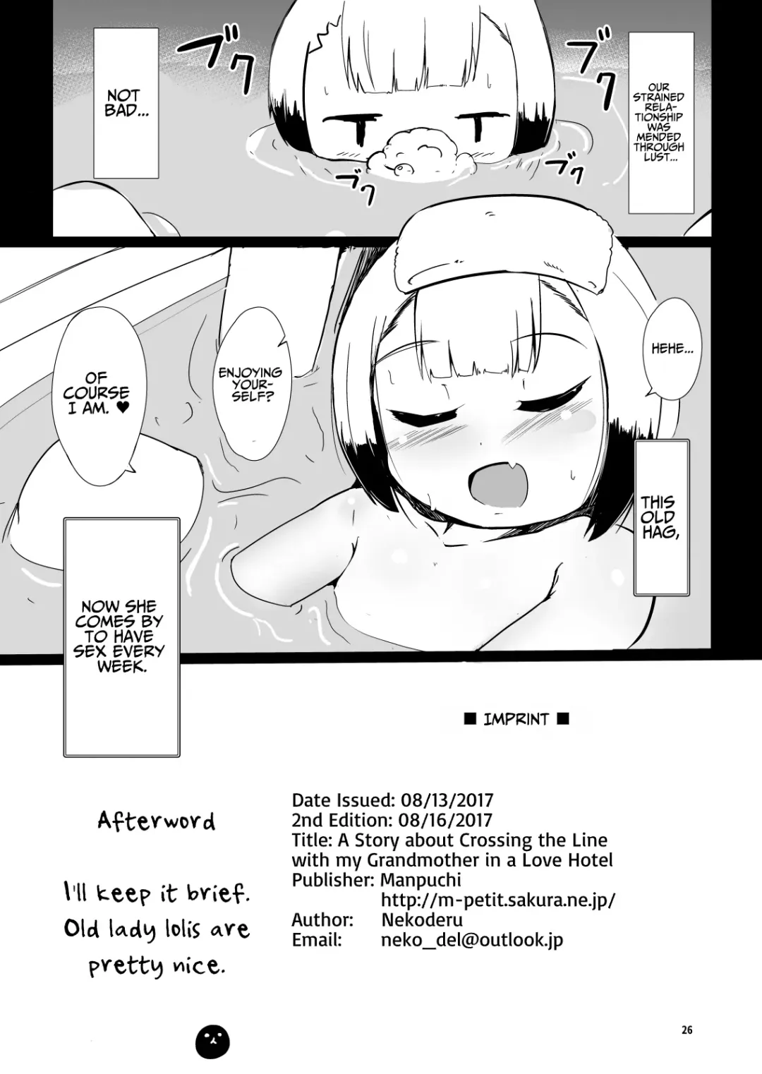 [Nekodel] Sobo to Love Hotel ni Haitte shimatte Issen o Koeru Hanashi | I Went To A Love Hotel With My Grandma And We Crossed The Line Fhentai.net - Page 26