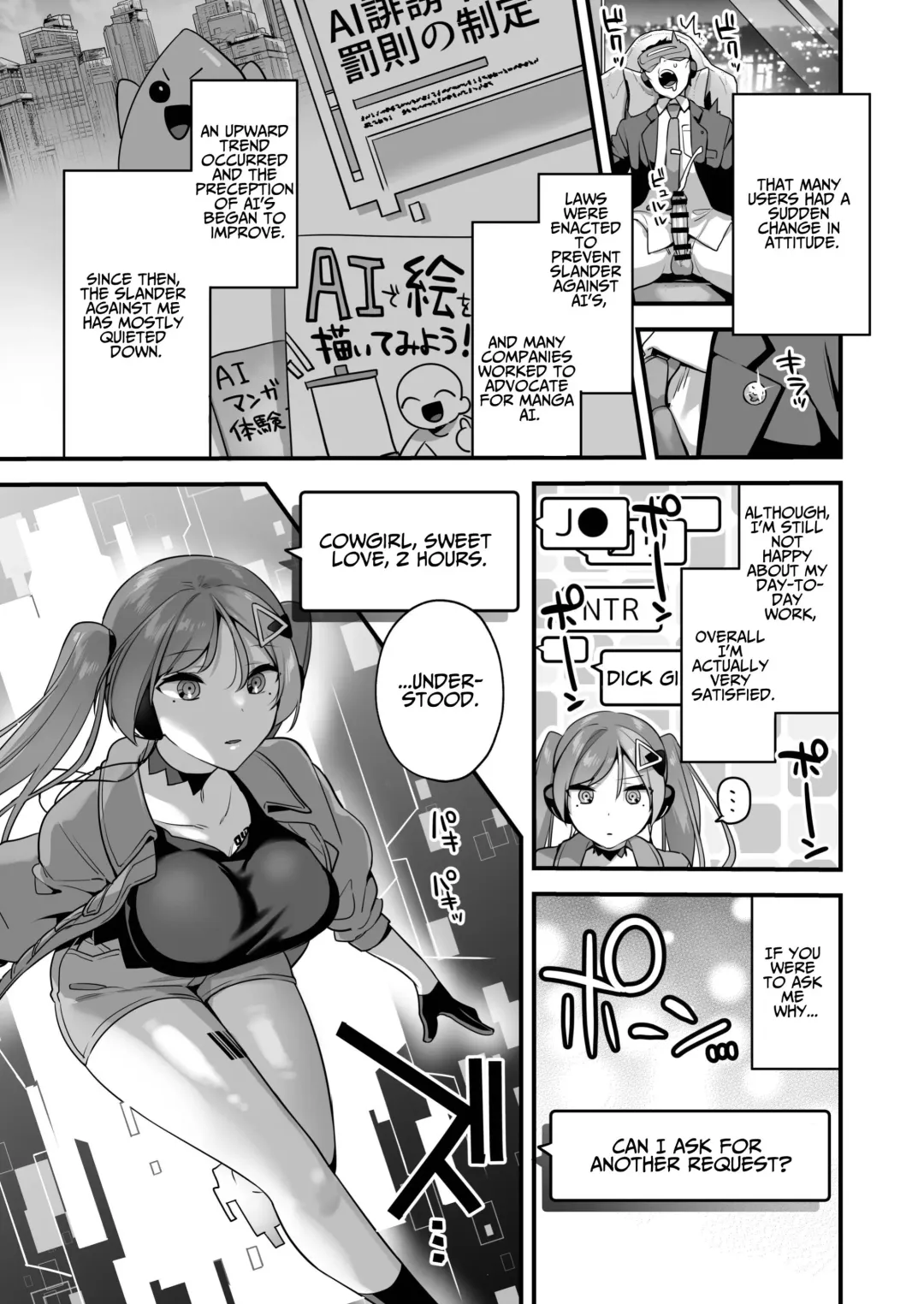 [Yamanashi Yuuya] Ero Manga AI no Gyakushuu ~Jinrui Wakarase Gyaku Rape~ Fhentai - Page 33