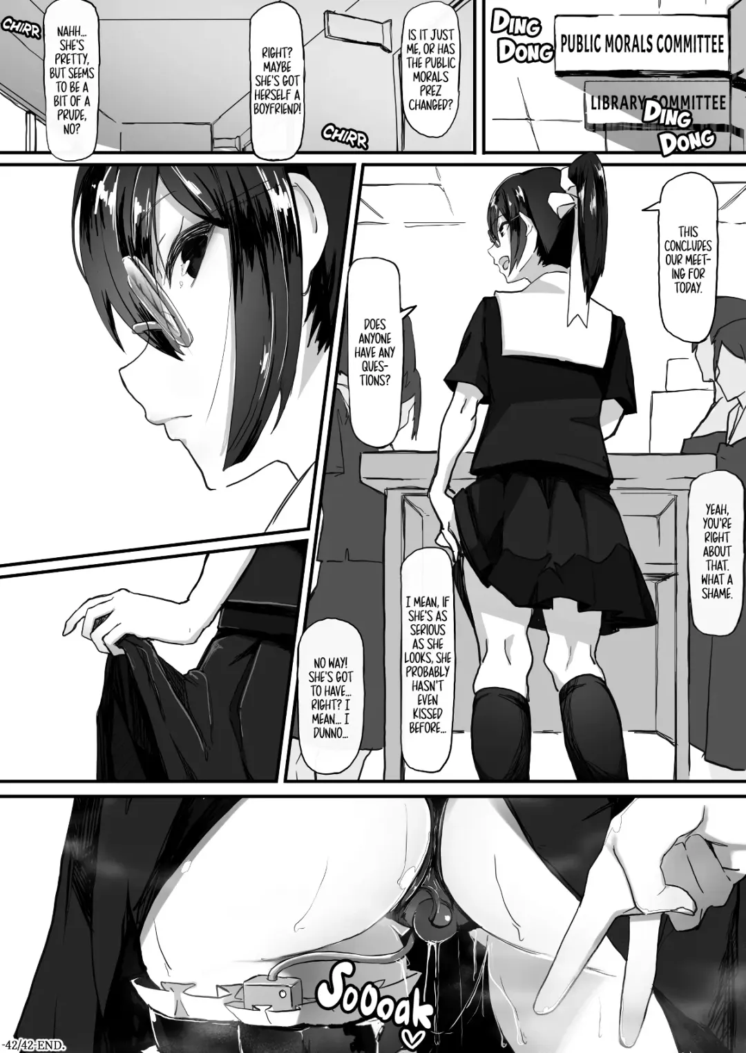 [Shirabe Shiki] Fuuki Iinchou wa Kusuri ni Yowai 2 | Public Morals Prez Can't Resist Drugs 2 Fhentai.net - Page 43