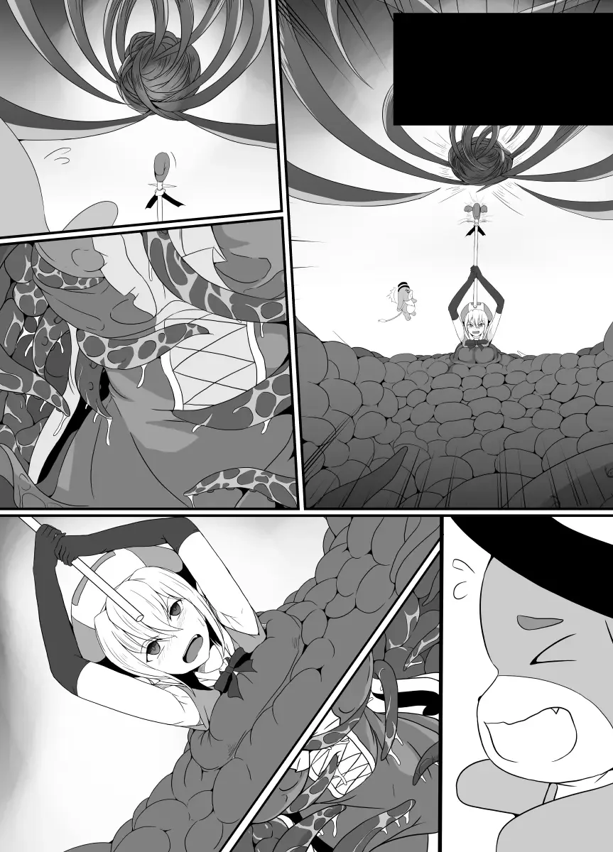 [Shimakawa] Mesugaki Mahou Shoujo wa Daikkirai na Zako Youma ni Karada o Torikomareta node Kankaku Shadan no Mahou o Tsukatte Asa made Taeru Fhentai - Page 61