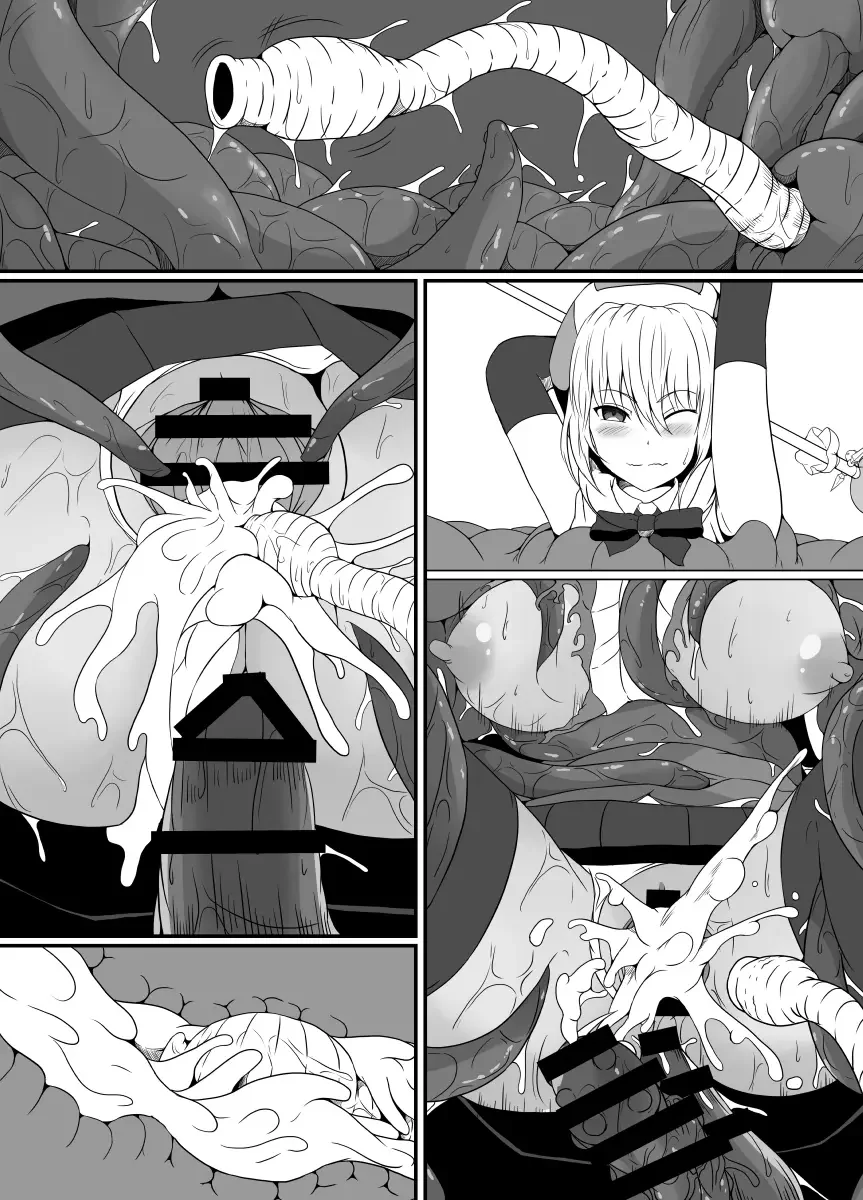 [Shimakawa] Mesugaki Mahou Shoujo wa Daikkirai na Zako Youma ni Karada o Torikomareta node Kankaku Shadan no Mahou o Tsukatte Asa made Taeru Fhentai - Page 73