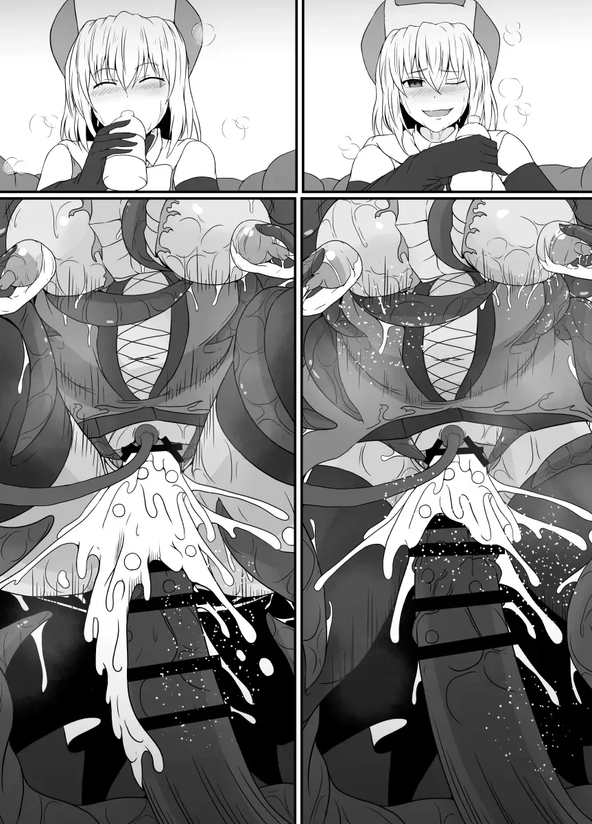 [Shimakawa] Mesugaki Mahou Shoujo wa Daikkirai na Zako Youma ni Karada o Torikomareta node Kankaku Shadan no Mahou o Tsukatte Asa made Taeru Fhentai - Page 80