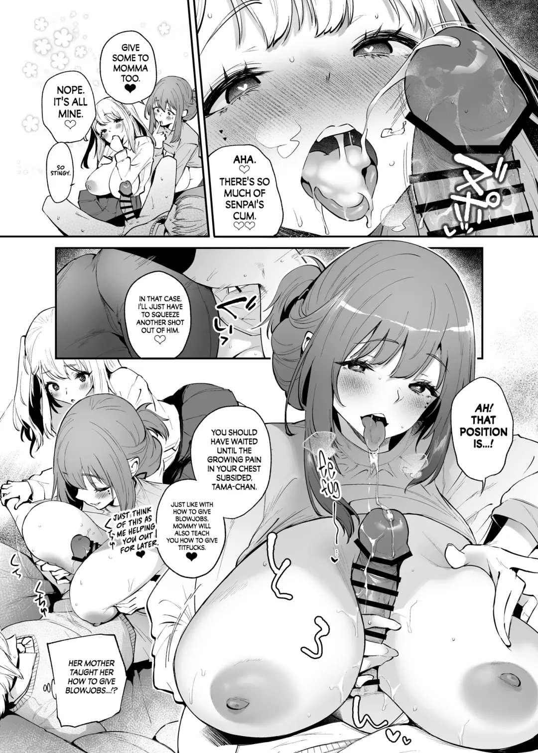 [Oohira Sunset] Boku to Kanojo to Kanojo no Haha to | Her, her Mom, and Me Fhentai - Page 15