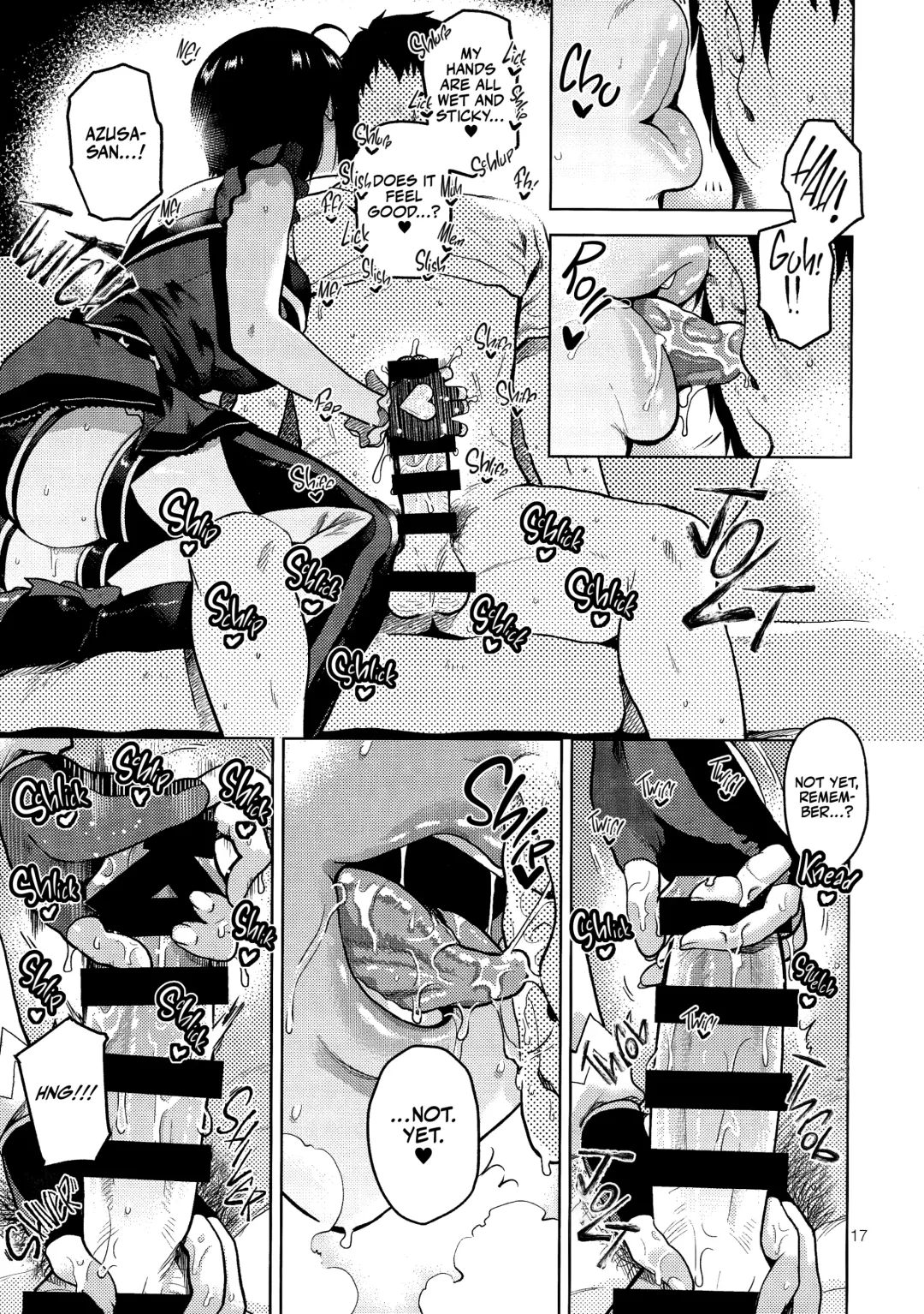 [Kirihara You] Azusa-san ga Te to Kuchi dake de Shite Kureru Hon | Azusa-san Only Uses Her Hands and Mouth Fhentai - Page 18