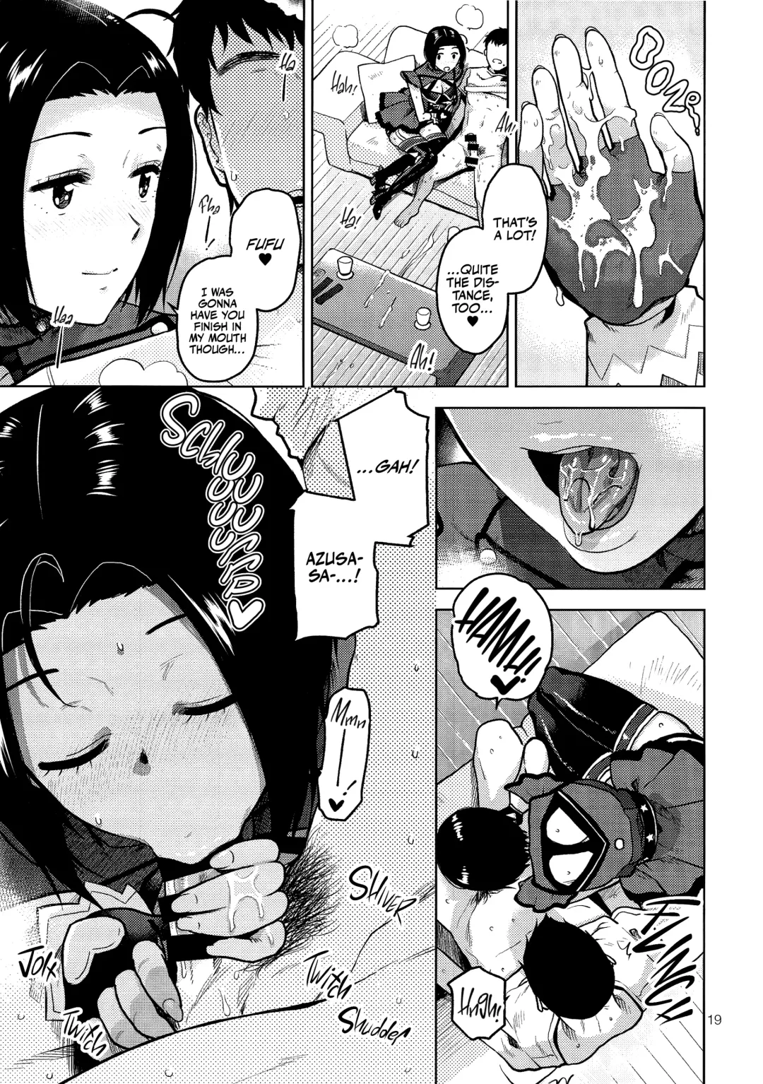 [Kirihara You] Azusa-san ga Te to Kuchi dake de Shite Kureru Hon | Azusa-san Only Uses Her Hands and Mouth Fhentai - Page 20