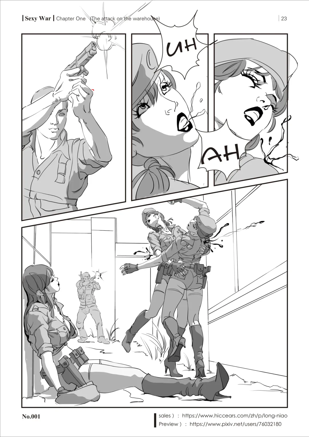 SEXY WAR I Warehouse attack Fhentai - Page 23