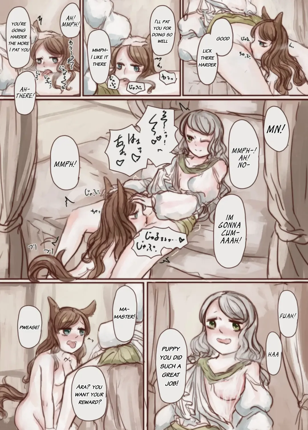 [Skylos] Kanemochi no Ojou-sama ga Dorei o Katte Wanko ni Kaizou suru Hon | The Wealthy Young Lady Who Bought A Slave And Turned Her Into A Puppy Fhentai - Page 35