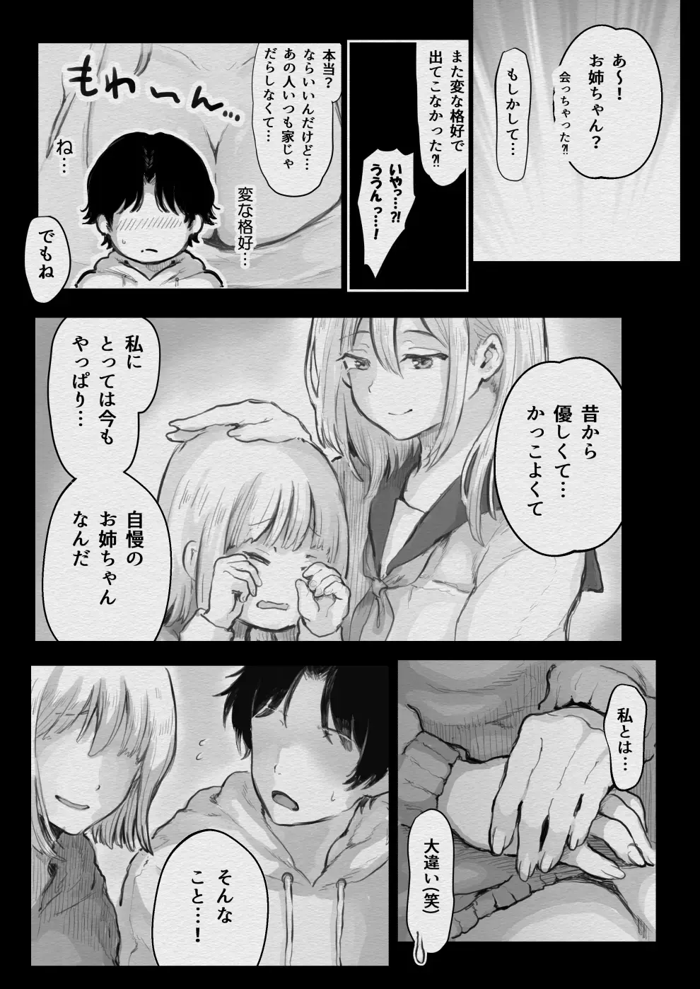 [Kiyoshi] Ore ga Netorareru? ~Chouzetsu Erosugiru Kanojo no Ane ni Semeraremakuri~Do-Erosugiru Kanojo no Ane ni Ore ga Netorareru Fhentai.net - Page 10