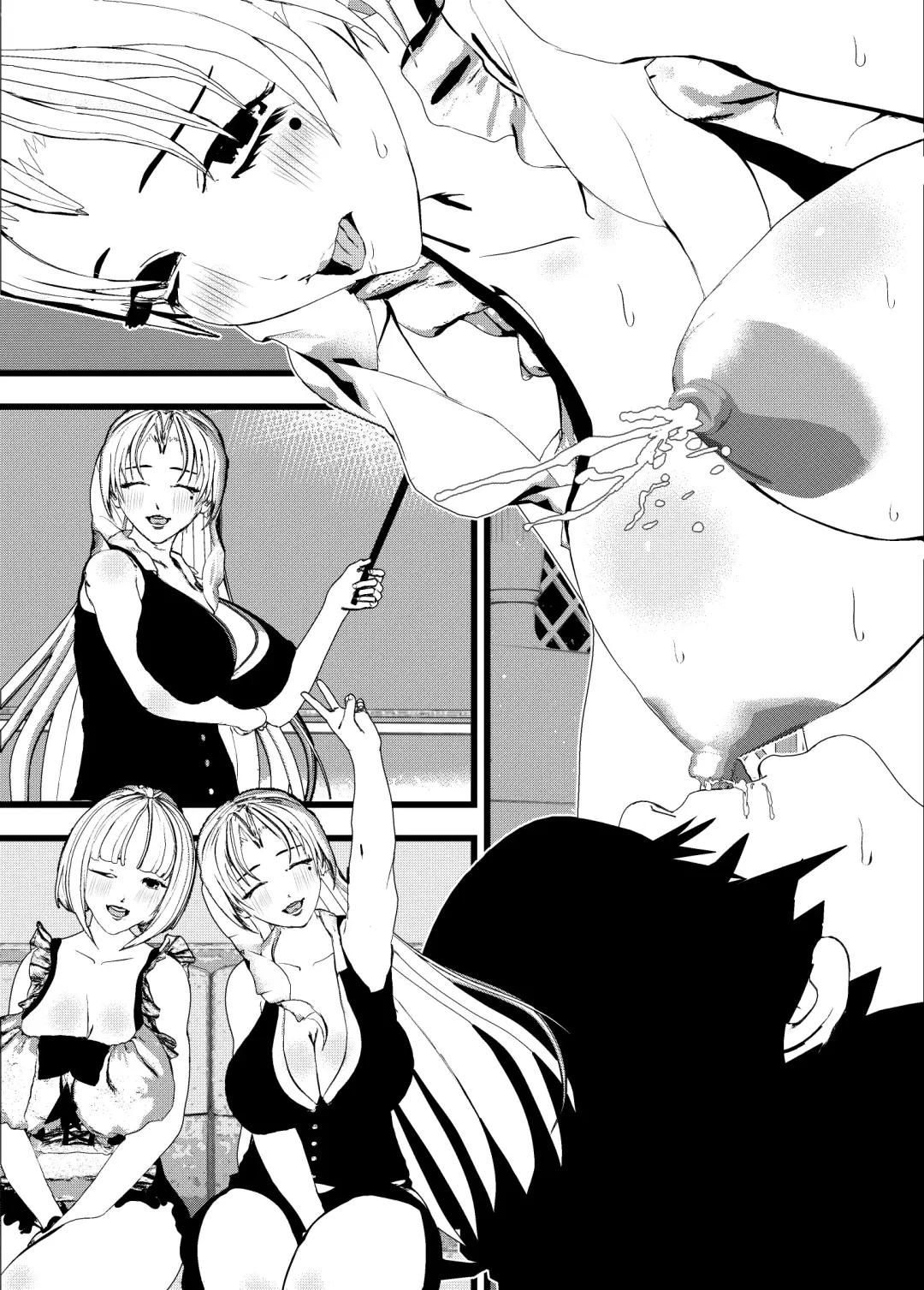 [Settuman] Bonyuu Mama Maid wo Futari mo Yatocchatte Musume-chan Maid Yori Muchuu de Bonyuu SEX! Fhentai - Page 28