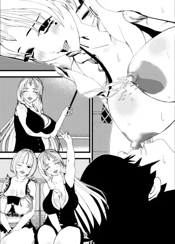 [Settuman] Bonyuu Mama Maid wo Futari mo Yatocchatte Musume-chan Maid Yori Muchuu de Bonyuu SEX! Fhentai.net - Page 28