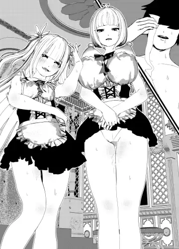 [Settuman] Bonyuu Mama Maid wo Futari mo Yatocchatte Musume-chan Maid Yori Muchuu de Bonyuu SEX! Fhentai.net - Page 44