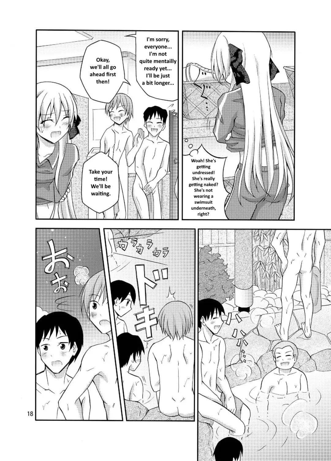 [Matsuno Susumu] Futanari Joshi no Konyoku Shuugaku Ryokou | A Futanari Girl's Mixed Bathing School Trip Fhentai.net - Page 18