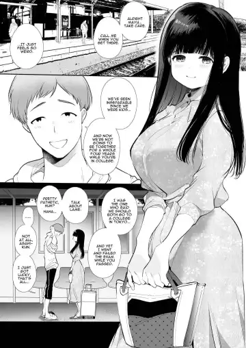 [Yamamoto Tomomitsu] Mayu-chan NTR ~Daigaku Shingaku no Tame Joukyou Shita Kanojo ga Onzoushi ni Tsukamari Dekiai Sarete Shimatta~ | Mayu-chan NTR ~Big Dick in the Big City~ Fhentai - Page 3