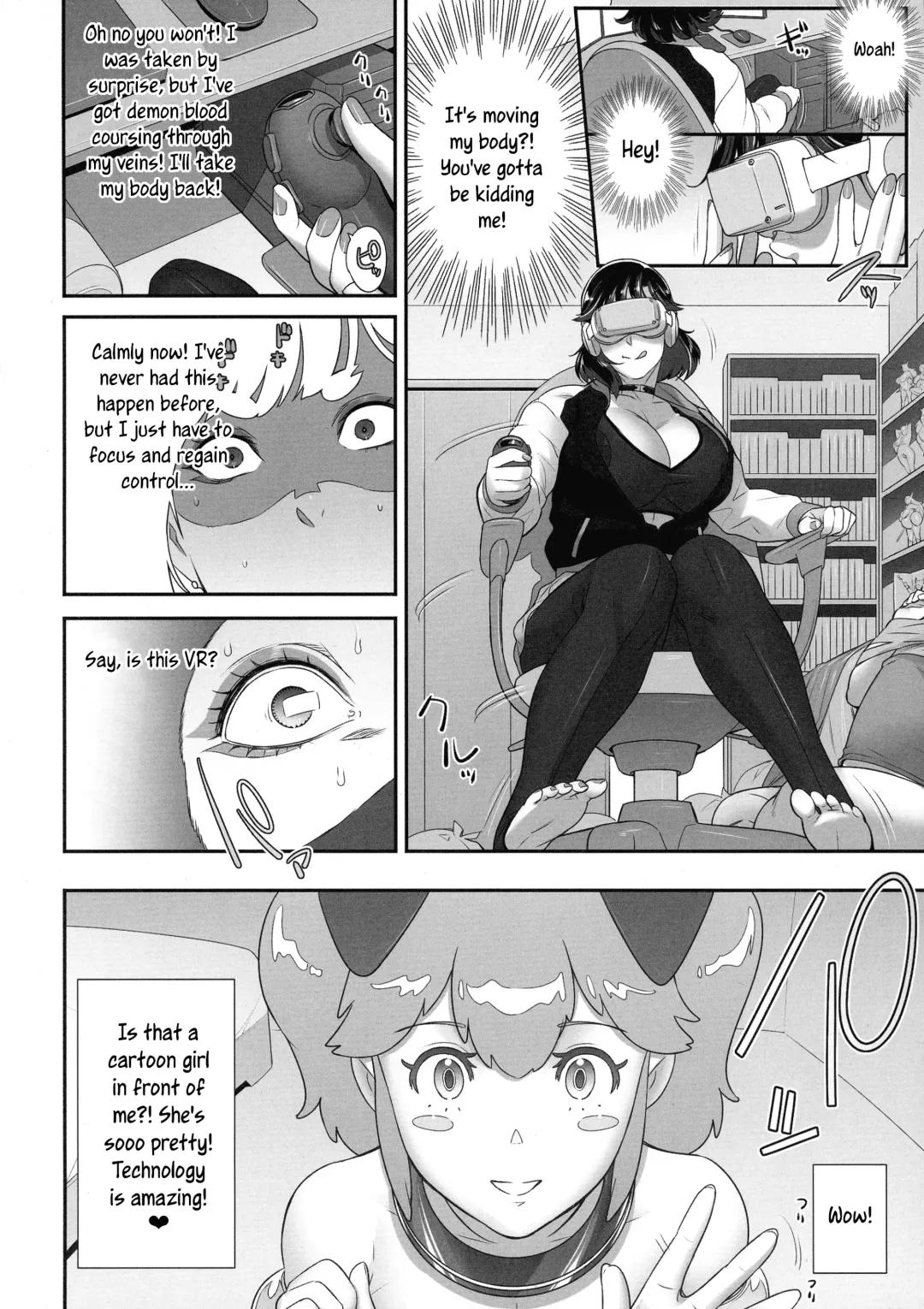 [Kakugari Kyoudai] Nihon Futa Reibaishi Oni Yoku Mode (Zenpen) | Japanese futanari medium's demon lust mode, Part 1 Fhentai - Page 14