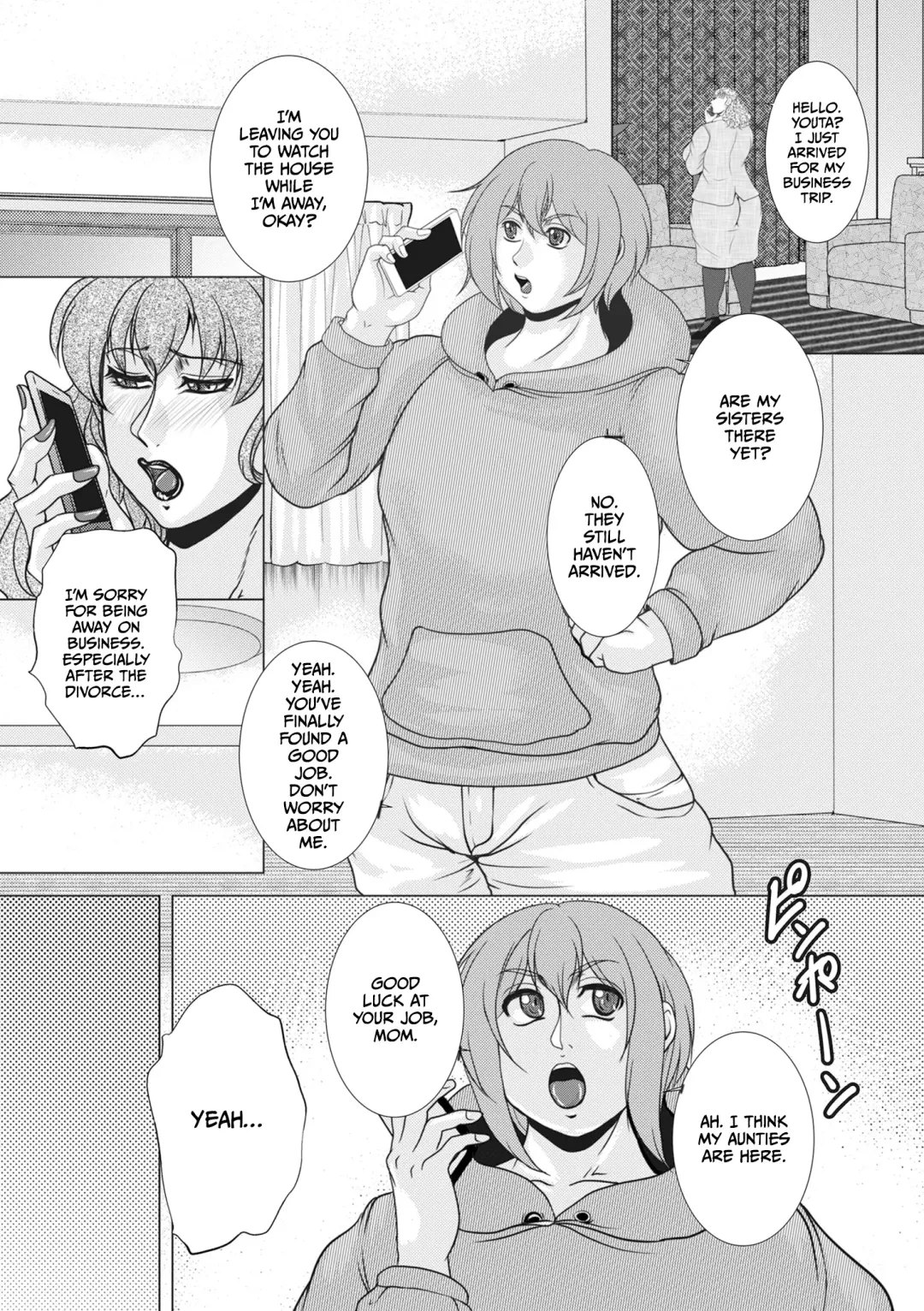 [Yokoyama Lynch] Futari no Oba-san | Two Aunties Fhentai.net - Page 1