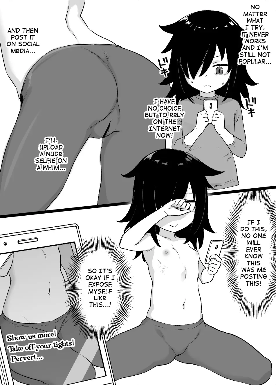 Read [Kusayarou] Watamote Kuroki Tomoko Bitch-ka Manga | Watamote Tomoko Kuroki Bitchification Manga - Fhentai.net