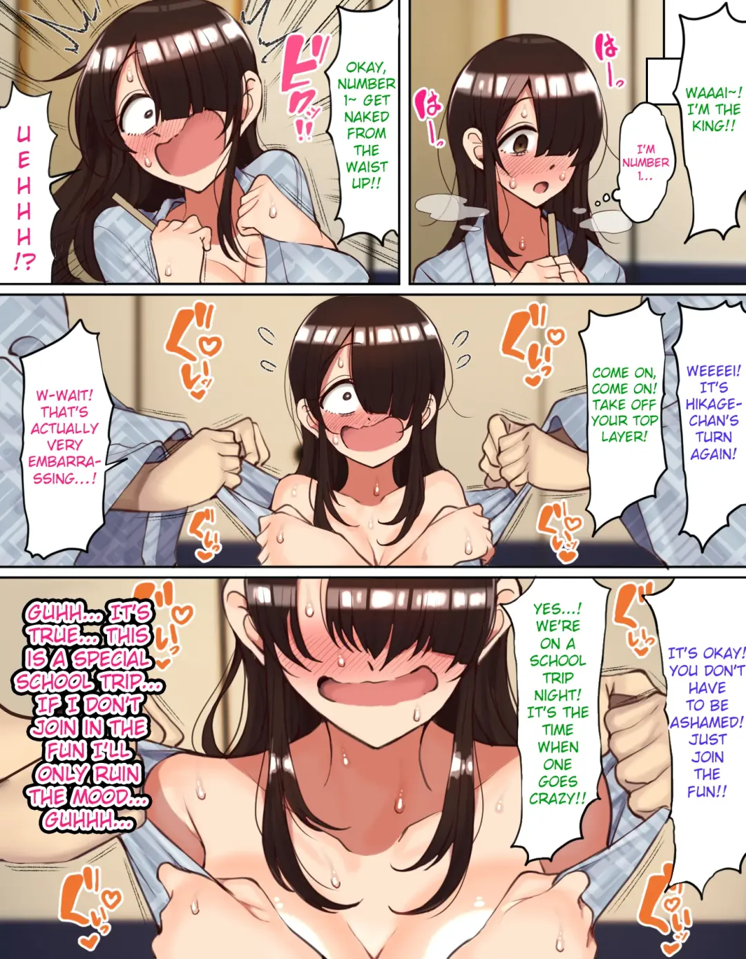[Motsuaki] Shuugaku Ryokou de YouCha to Onaji Group ni Nacchatta Mekakure InCha-chan | Gloomy-chan Ended Up in a Lively Group on the School Trip Fhentai - Page 9