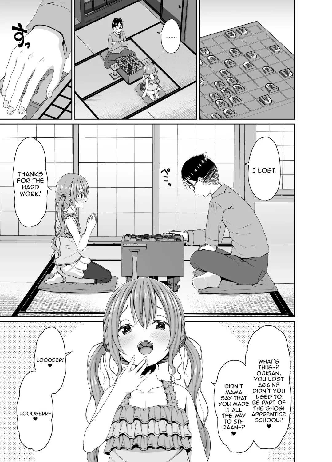 [Kagono Tori] Ore yori Shougi ga Tsuyoi Mesugaki ni Chinpo de wa Katsu | Beating a Brat Who's Better Than Me At Shogi With My Dick Fhentai - Page 2