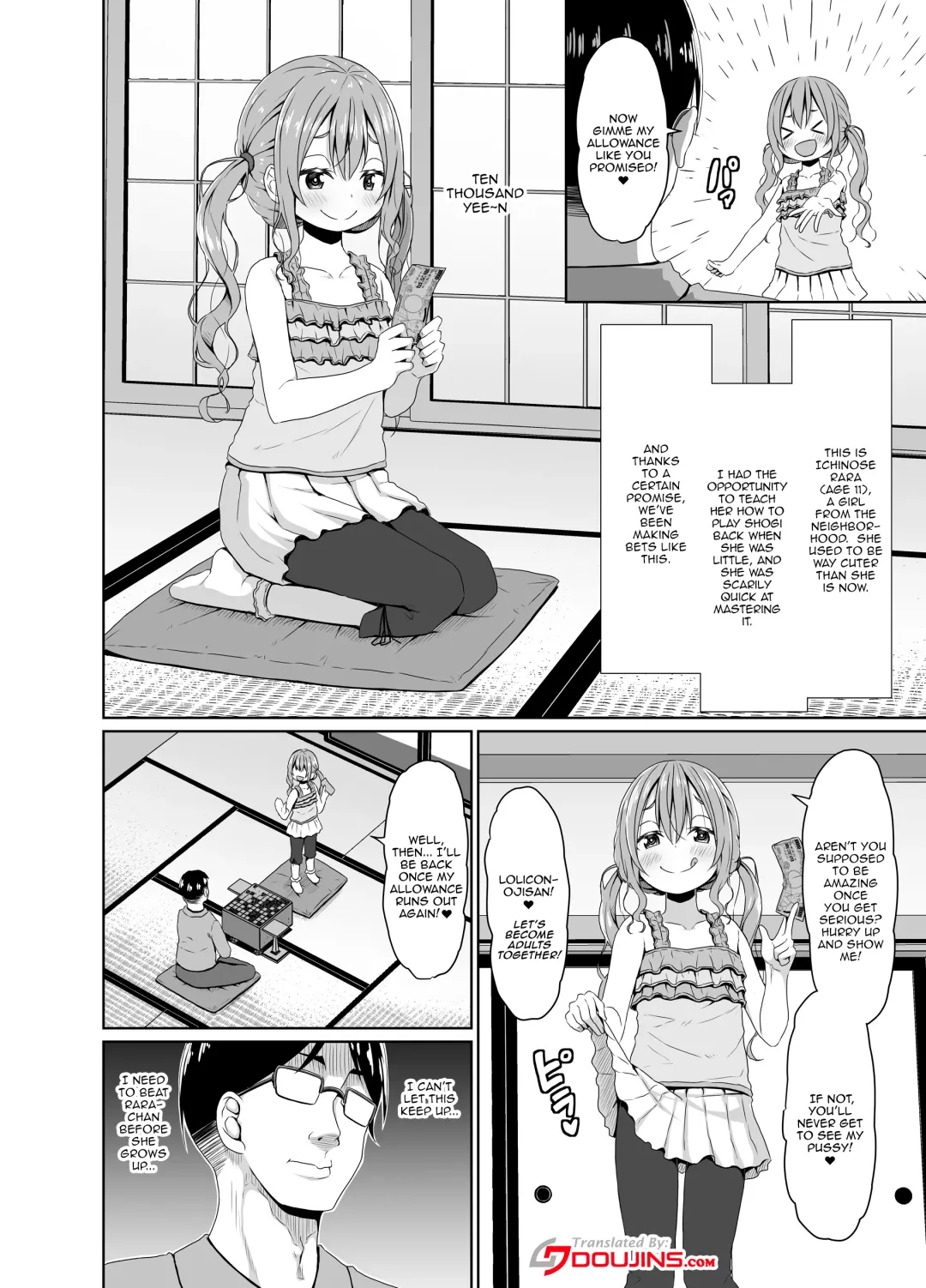 [Kagono Tori] Ore yori Shougi ga Tsuyoi Mesugaki ni Chinpo de wa Katsu | Beating a Brat Who's Better Than Me At Shogi With My Dick Fhentai - Page 3