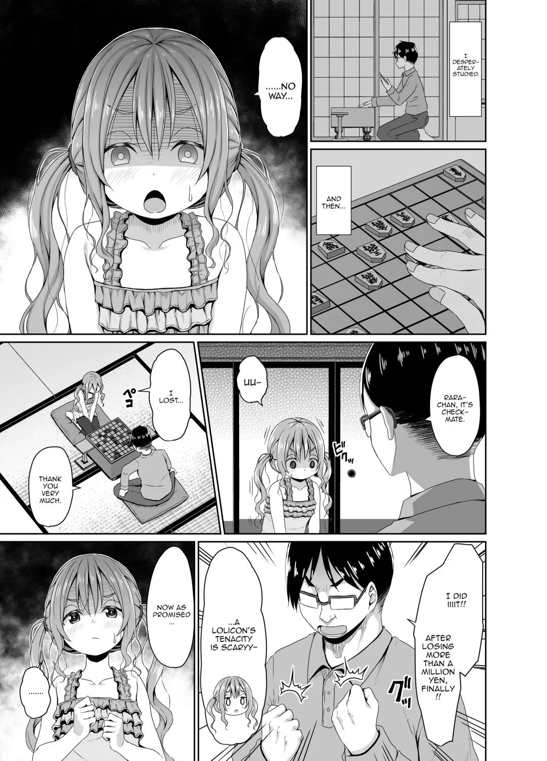 [Kagono Tori] Ore yori Shougi ga Tsuyoi Mesugaki ni Chinpo de wa Katsu | Beating a Brat Who's Better Than Me At Shogi With My Dick Fhentai - Page 4