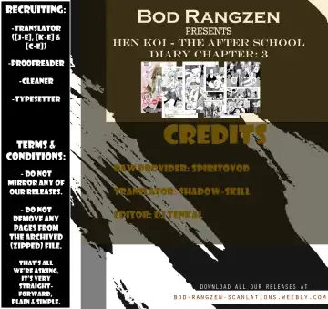 [Azuma Tesshin] Hen Koi - The After School Diary Fhentai - Page 107