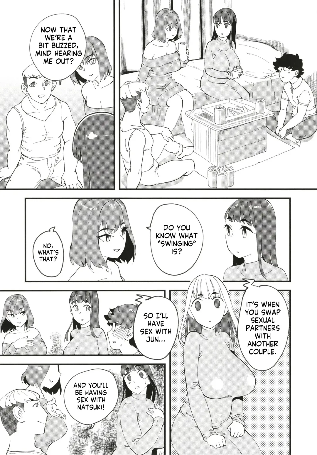 [Clover] Kyouyuu Kanojo 2nd Haramase Swapping | My Best Friend's Girlfriend 2nd - Impregnation Swap Fhentai - Page 9