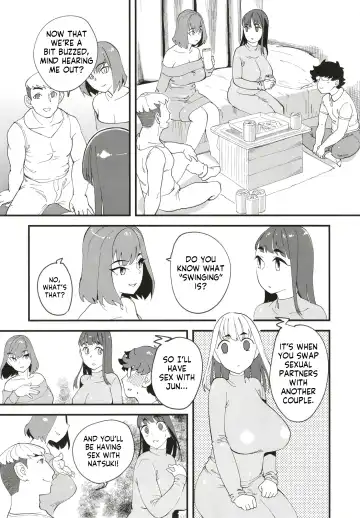 [Clover] Kyouyuu Kanojo 2nd Haramase Swapping | My Best Friend's Girlfriend 2nd - Impregnation Swap Fhentai - Page 9