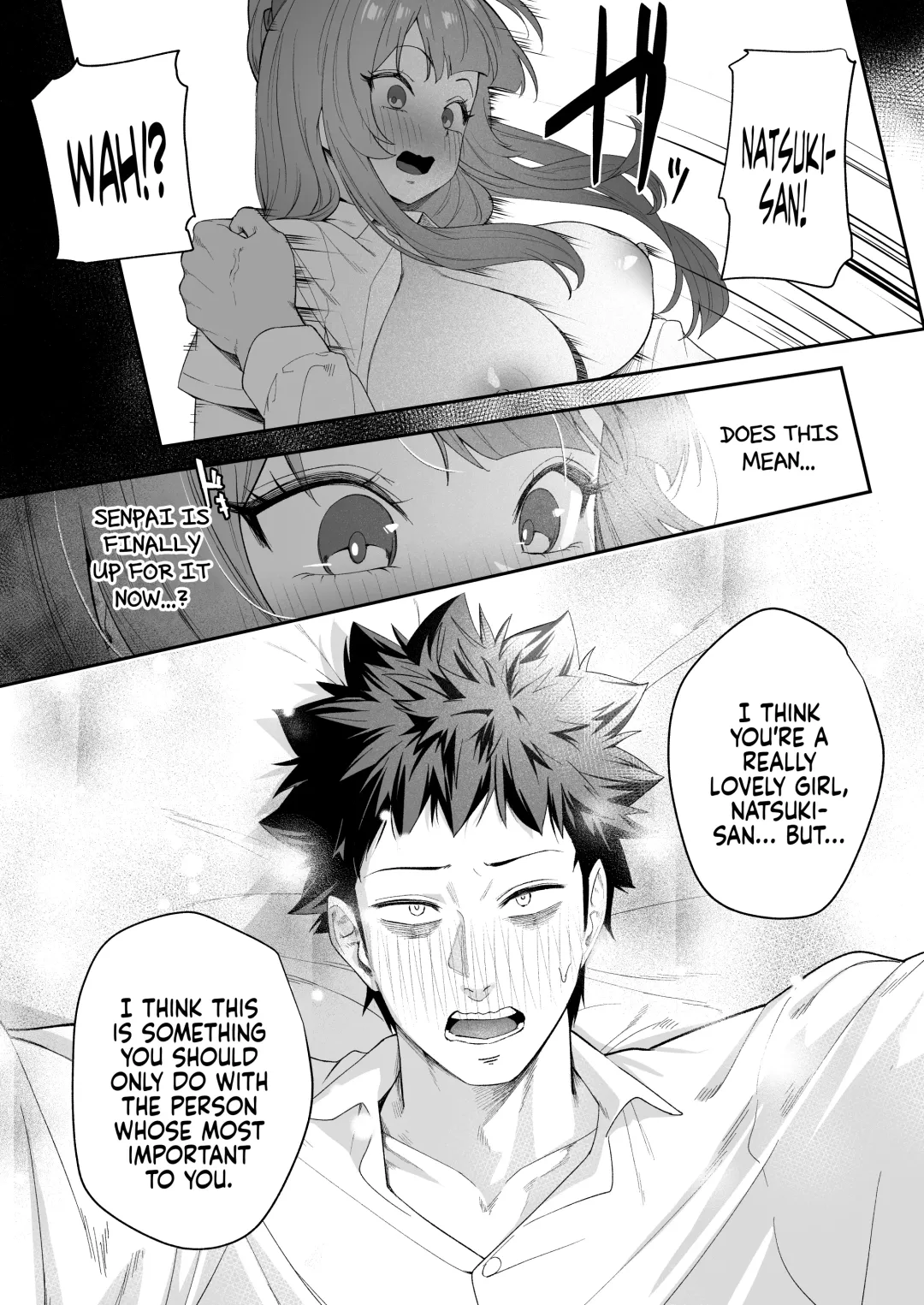 [Shien] Senpai, Kyou Tomatte mo Ii yo ne? | Can we stay at your place tonight Senpai? Fhentai - Page 31