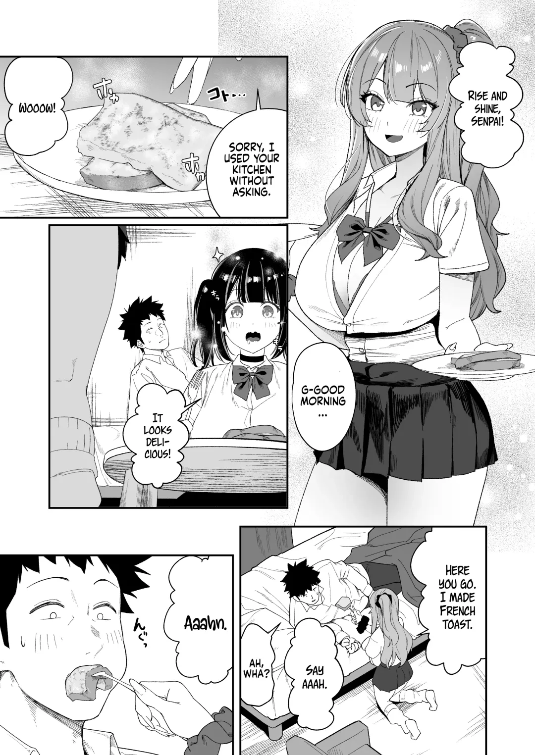 [Shien] Senpai, Kyou Tomatte mo Ii yo ne? | Can we stay at your place tonight Senpai? Fhentai - Page 52
