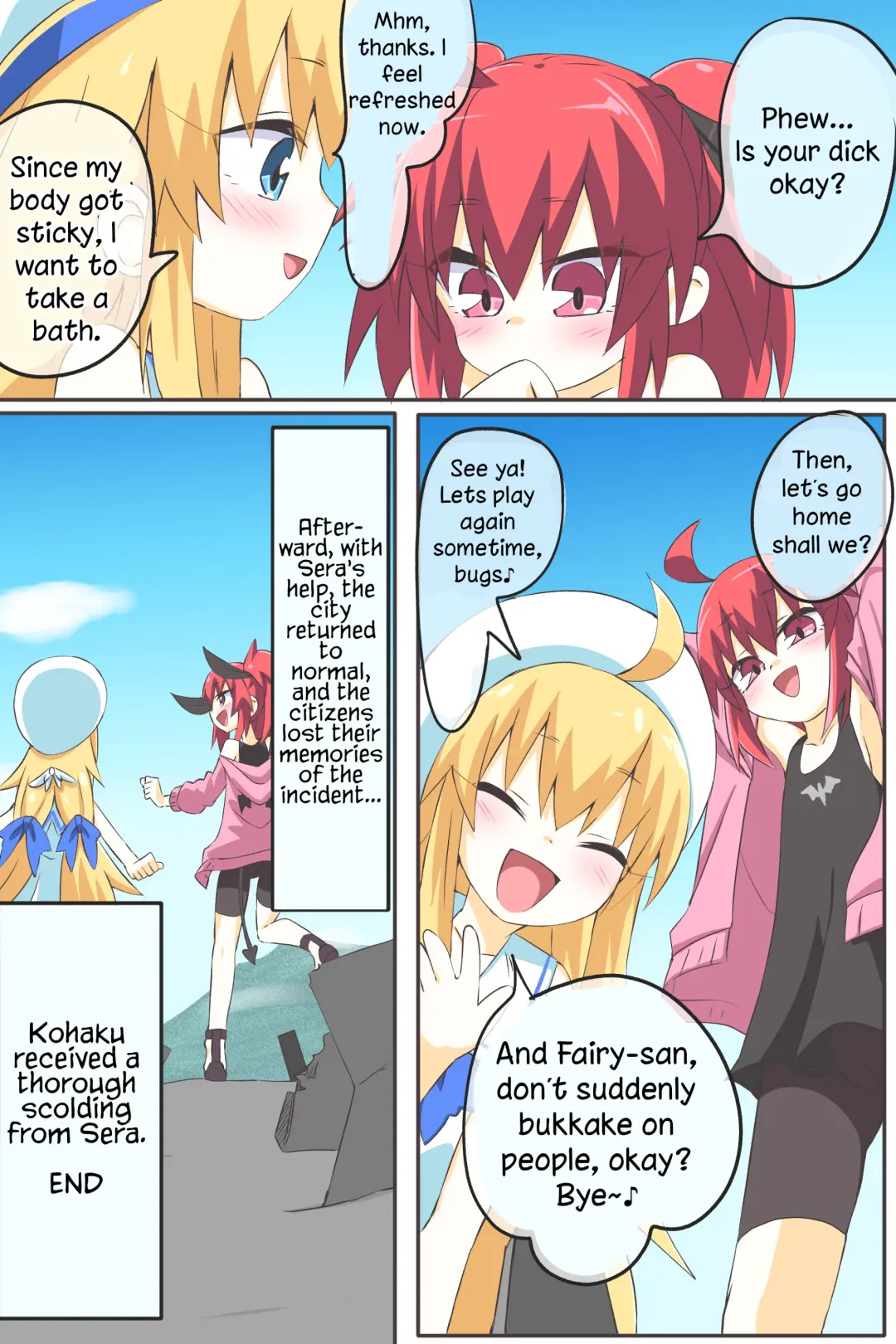 [Niwaka Potato] Dai 3-wa "Kiken na Futanari Chou Kyokon wa Nemurenai" | Episode 3 "The Dangerous Futanari Super Huge Cock Won't Sleep" Fhentai - Page 14