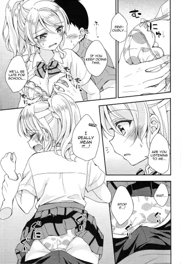 [Mogu] Eli-chan to Asa Ecchi | Morning Sex with Eli-chan Fhentai - Page 4