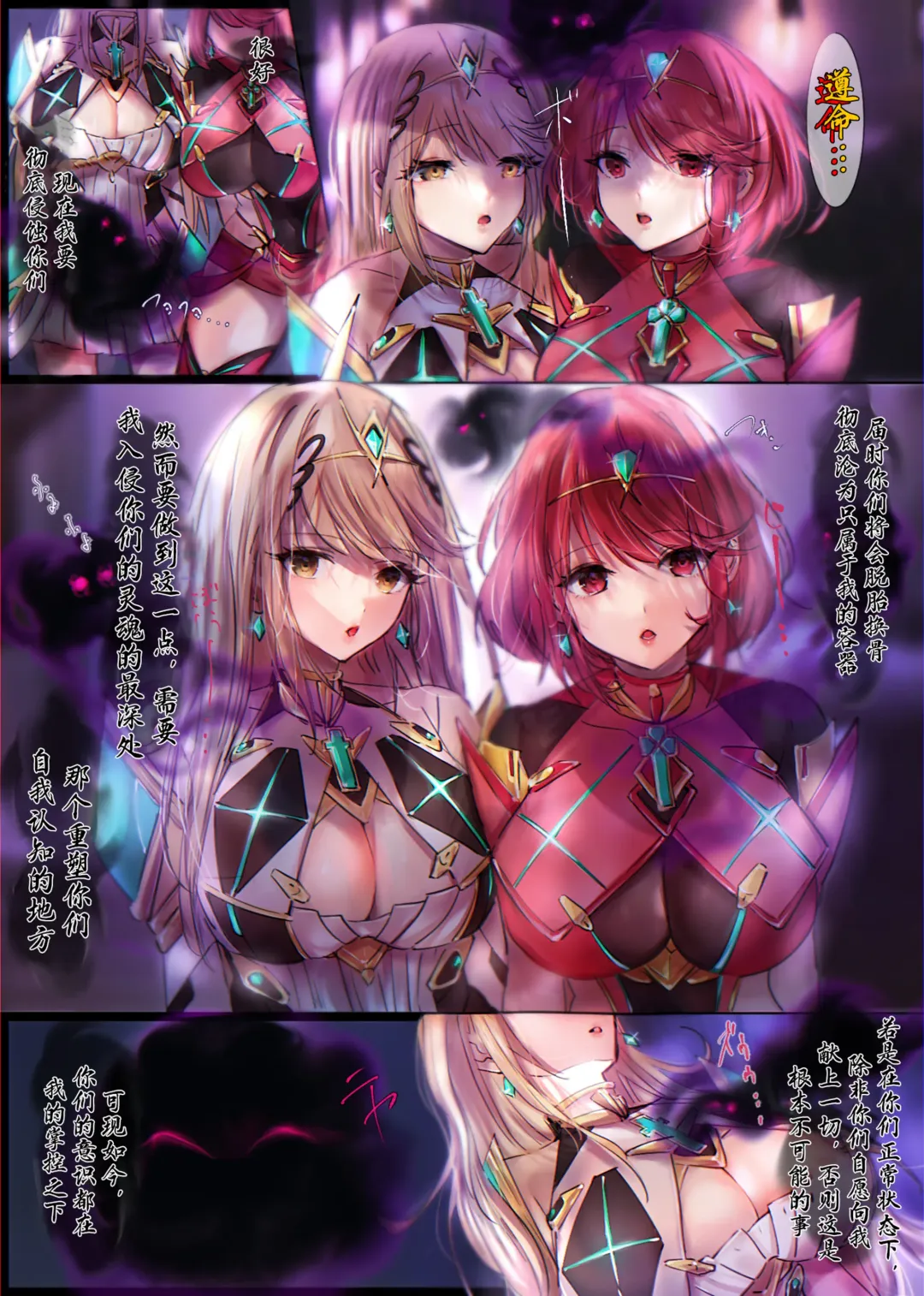 Xenoblade 2 Homura & Hikari Nottori | 异度神剑2夺舍光与焰 Fhentai.net - Page 2