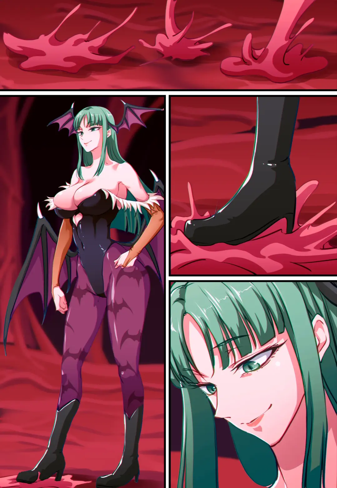 [Khear] Darkstalkers - Morrigan Aensland Fhentai - Page 2