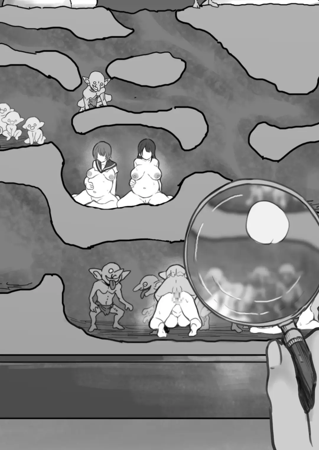 [Ruutyan] Goblin no Suana ni Mesu o Irete Kansatsu Shita Kekka ga Yaba Sugita Fhentai - Page 25