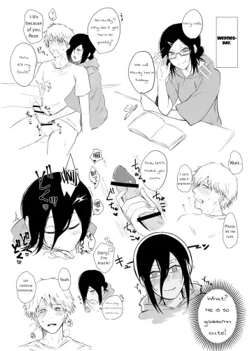 Denji-kun Amayakashi Shuukan | Pampering week! Denji-kun Fhentai - Page 4