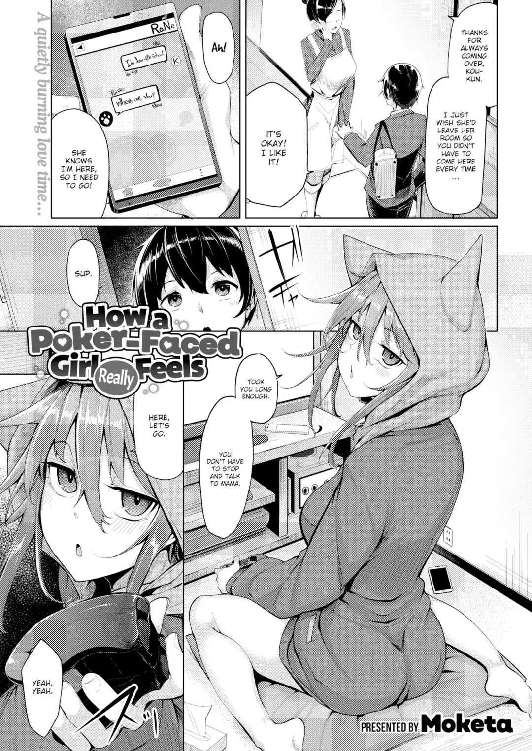 [Moketa] PF Kanojo no Kimochi | How a Poker-Faced Girl Really Feels (decensored) Fhentai.net - Page 1