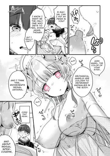 [Kanroame] Onaho Ochishita Kikai Tenshi-sama to Boku no Natsuyasumi | My Summer Vacation with a Fallen Faphole Mech Angel Fhentai - Page 16