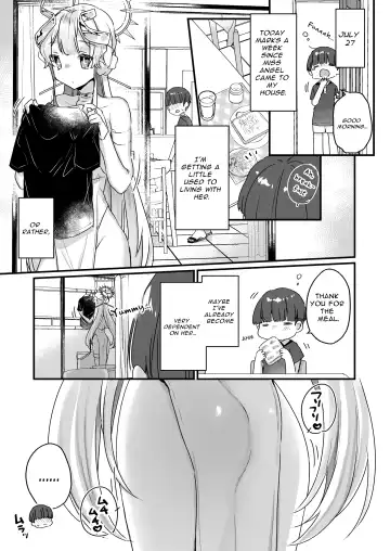 [Kanroame] Onaho Ochishita Kikai Tenshi-sama to Boku no Natsuyasumi | My Summer Vacation with a Fallen Faphole Mech Angel Fhentai - Page 22