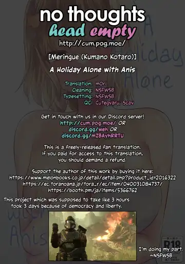 [Kumano Kotaro] Anis to Futarikiri no Kyuujitsu | A Holiday Alone with Anis Fhentai - Page 22