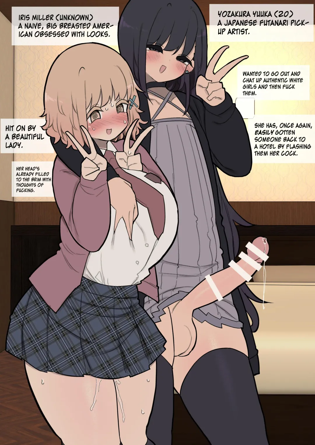 [Momomo - Momomo Gasshuukoku] Insta-Corrupted Foreigner Fawns Upon A Handsome Futanari Girl's Dick Fhentai - Page 2